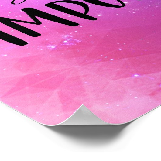 Colorful Inspirerend Quote Poster (Hoek)