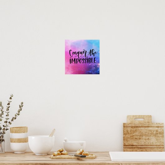 Colorful Inspirerend Quote Poster (Keuken)