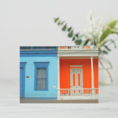 Colorful Iquique-straatkaart (Staand voorkant)