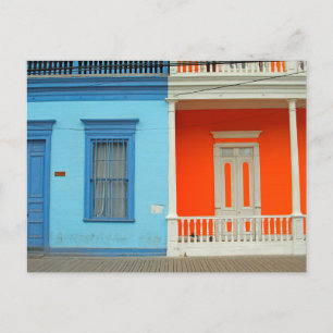 Colorful Iquique street Briefkaart