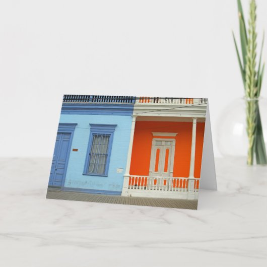 Colorful Iquique street Kaart (Voorkant)