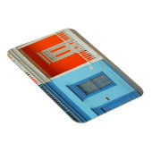 Colorful Iquique street Magneet (Rechterzijde)