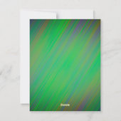 Colorful Iridescent Blank Kaart voor aanpassing (Achterkant)