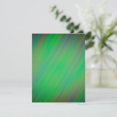 Colorful Iridescent Blank Kaart voor aanpassing (Staand voorkant)