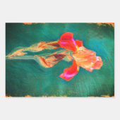 Colorful Iris Flower Inpakpapier Vel (Voorkant)