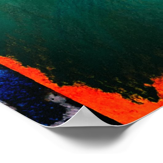 Colorful Iris Flower Poster (Hoek)