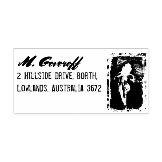 Colorful Iris Flower Rubberstempel (Afrduk)