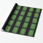 Colorful  Irish Celtic Knot Cadeaupapier (Uitgerold)