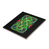 Colorful  Irish Celtic Knot Tegeltje (Zijkant)