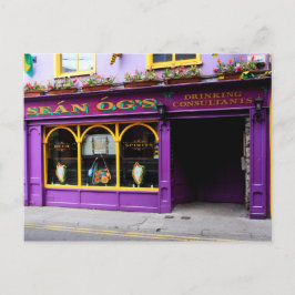 Colorful Irish Pub Briefkaart