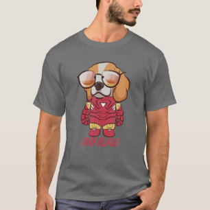 Colorful Iron Beagle Funny Beagles Dog Puppy Pet L T-shirt