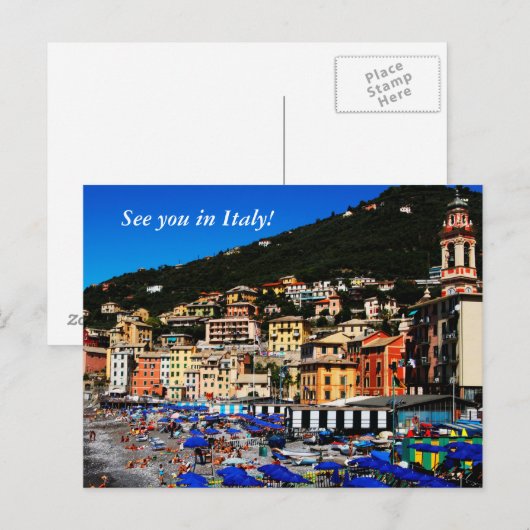 Colorful Italy Briefkaart (Voorkant / Achterkant)