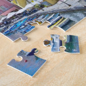 Colorful Italy Vist Harbour Legpuzzel (Zijkant)