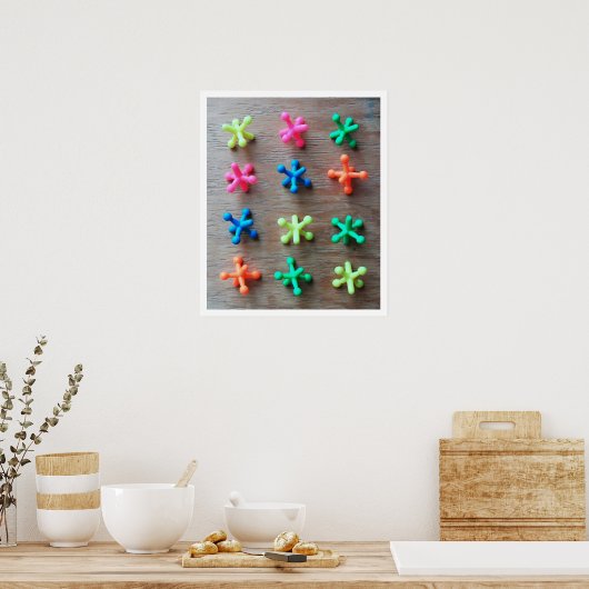 Colorful Jacks Poster (Keuken)