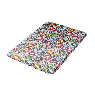Colorful Jaguar Skin Background Badmat