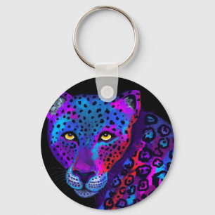 Colorful Jaguar Sleutelhanger