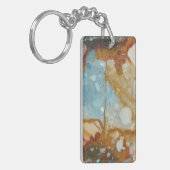 Colorful Jasper Stone Pattern Sleutelhanger (Voorkant Links)
