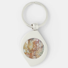 Colorful Jasper Stone Pattern Sleutelhanger