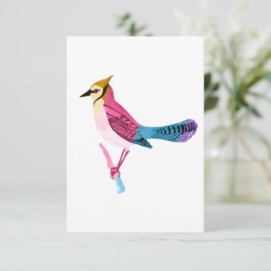 Colorful Jay Kaart (Staand voorkant)