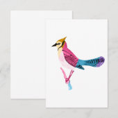 Colorful Jay Kaart (Voorkant / Achterkant)