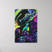 Colorful Jazz Canvas Afdruk (Voorkant)