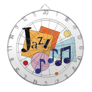Colorful Jazz Modern Art Design Dartbord