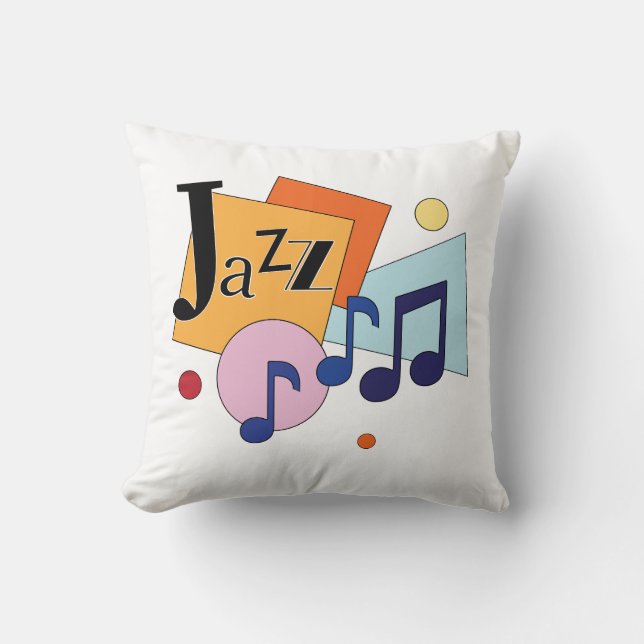 Colorful Jazz Modern Art Design Kussen (Voorkant)