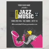 Colorful Jazz Music Festival Flyer (Voorkant)