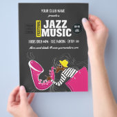 Colorful Jazz Music Festival Flyer (Hand)