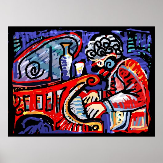 *Colorful Jazz* Poster (Voorkant)