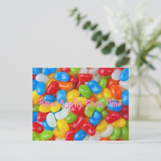 Colorful Jelly Beans Briefkaart (Staand voorkant)