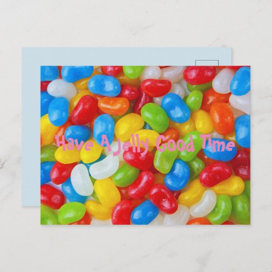 Colorful Jelly Beans Briefkaart (Voorkant / Achterkant)