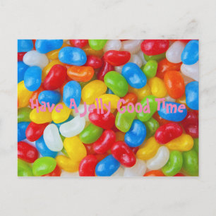 Colorful Jelly Beans Briefkaart