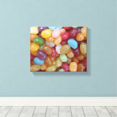 Colorful Jelly Beans Canvas Afdruk (Insitu (Houten vloer))