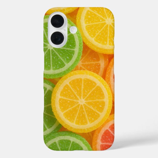 Colorful Jelly Citrus Candy Slice Case-Mate iPhone Case (Achterkant)