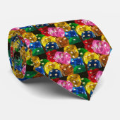 COLORFUL JELLY DICE CUBES GAMES FUN FOTOGRAPHY T STROPDAS (Opgerold)