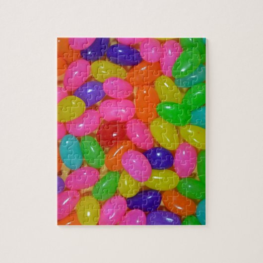 Colorful jellybean snoep legpuzzel (Verticaal)