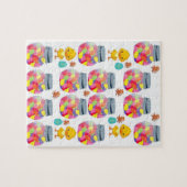 Colorful Jellybeans Jigzaag Puzzle Legpuzzel (Horizontaal)