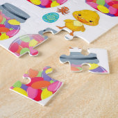 Colorful Jellybeans Jigzaag Puzzle Legpuzzel (Zijkant)