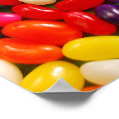 Colorful jellybeans snoep print poster (Hoek)