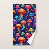 Colorful Jellyfish Bad Handdoek (Handdoek)