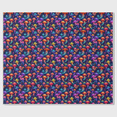 Colorful Jellyfish Cadeaupapier (Vlak)