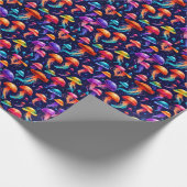 Colorful Jellyfish Cadeaupapier (Hoek)