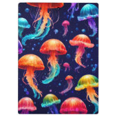 Colorful Jellyfish Klembord (Achterkant)