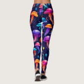 Colorful Jellyfish Leggings (Achterkant)