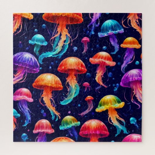 Colorful Jellyfish Legpuzzel (Verticaal)