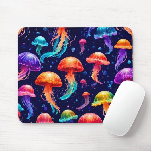Colorful Jellyfish Muismat (Met muis)
