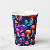 Colorful Jellyfish Papieren Bekers (Links)