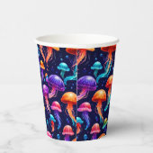 Colorful Jellyfish Papieren Bekers (Rechts)