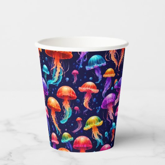 Colorful Jellyfish Papieren Bekers (Voorkant)
